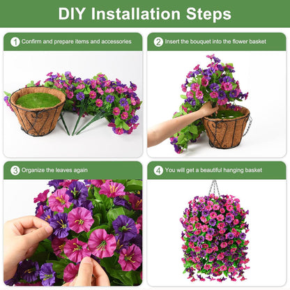 💖Mother's Day Hot Sale 49% OFF -🌺UV Resistant Hanging Artificial Morning Glory Vine