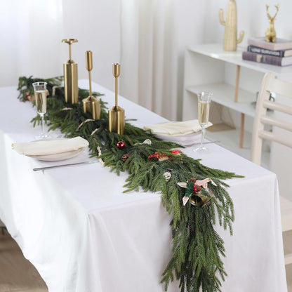 🎄Christmas Greenery - Real Touch Norfolk Pine Garland