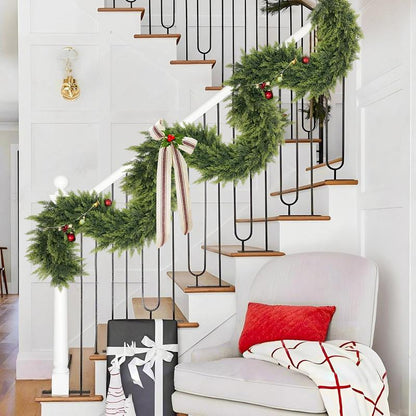 🏆2025 Super Value Set💥 Artificial Realistic Touch Cedar Garlands