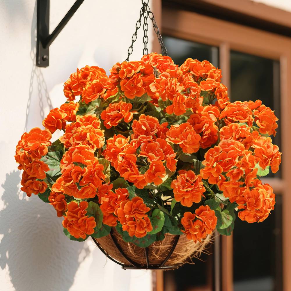 🔥Last Day 49% OFF🌼Artificial Geranium Flowers - UV resistant, Waterproof, Windproof
