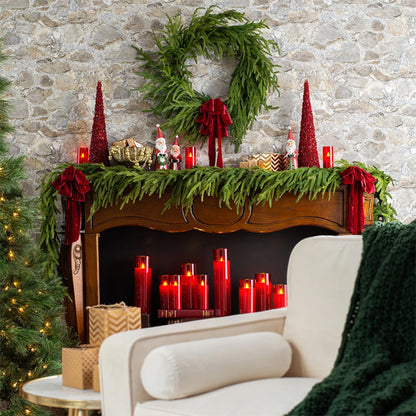 🎄Christmas Greenery - Real Touch Norfolk Pine Garland